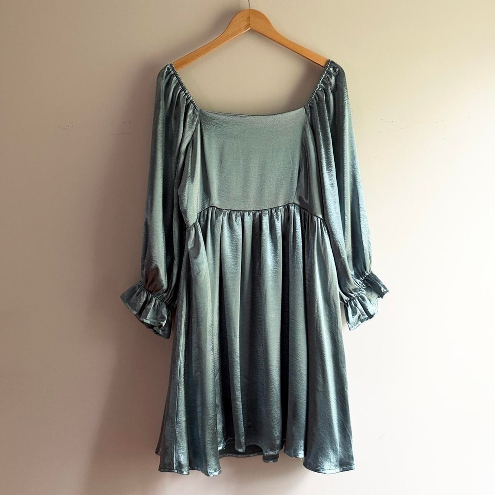 Fourteen & 9th Satin Mini Dress Holiday Party Dress Size XL
